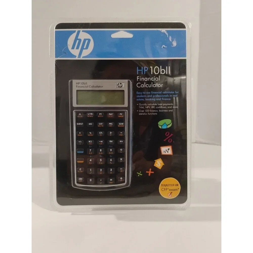 Authentic HP 10bII Financial Calculator For Students & Professionals NEW